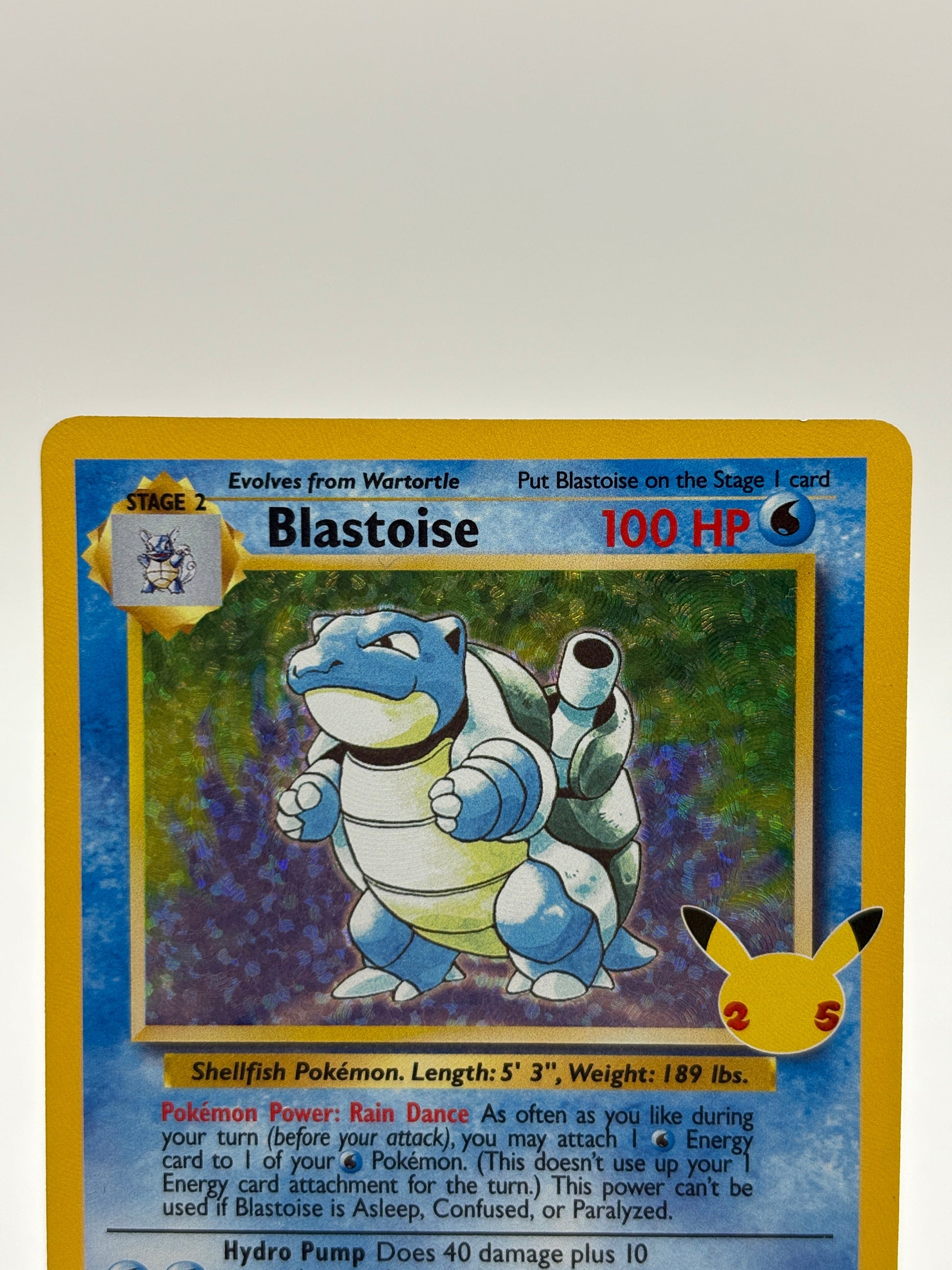 Pokemon TCG Celebrations- Blastoise 2/102 Holo Rare Classic Collection LP FRENLY BRICKS - Open 7 Days