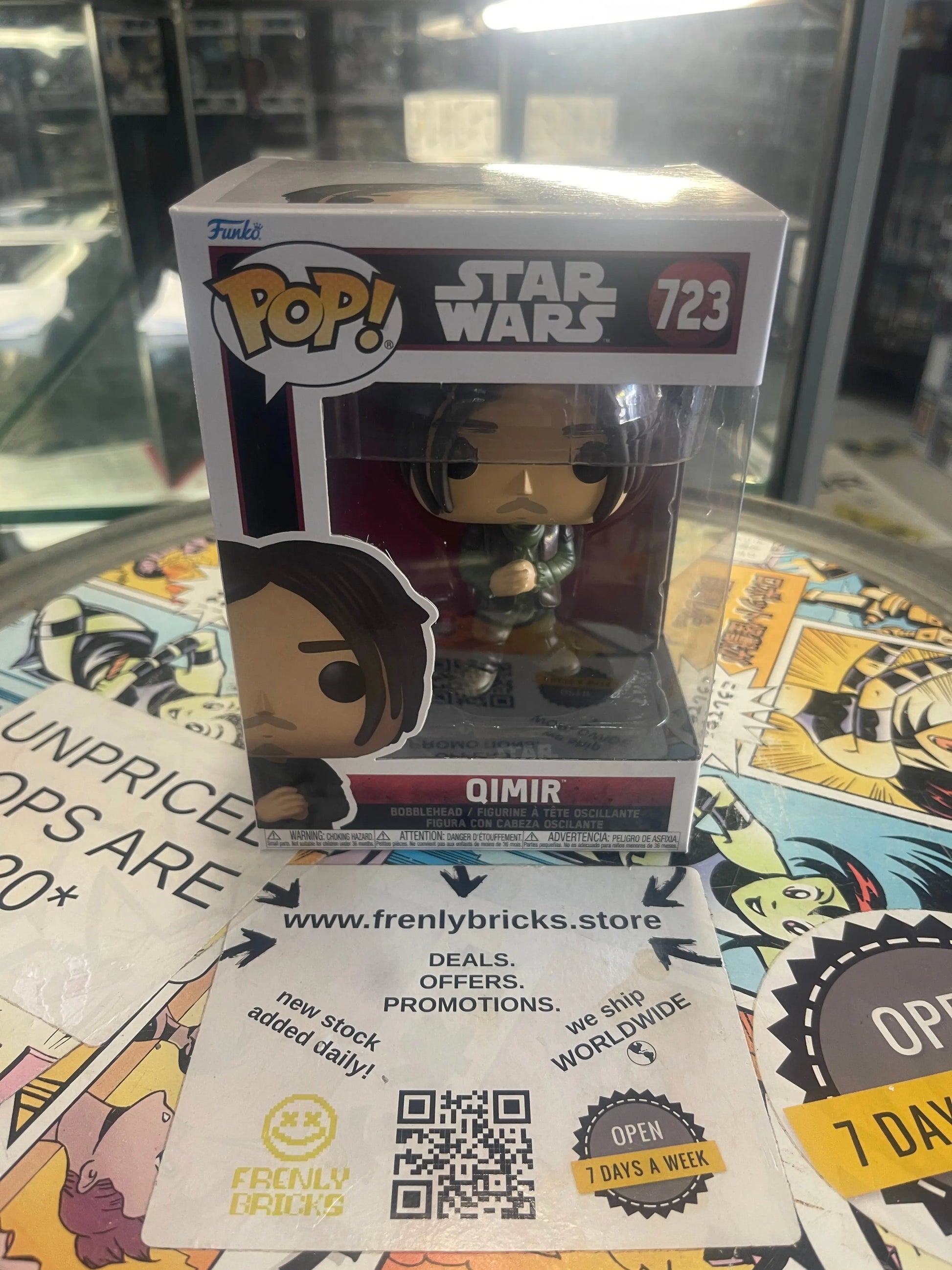 Star Wars: Acolyte - Qimir Pop! Vinyl Figure #723 FRENLY BRICKS - Open 7 Days