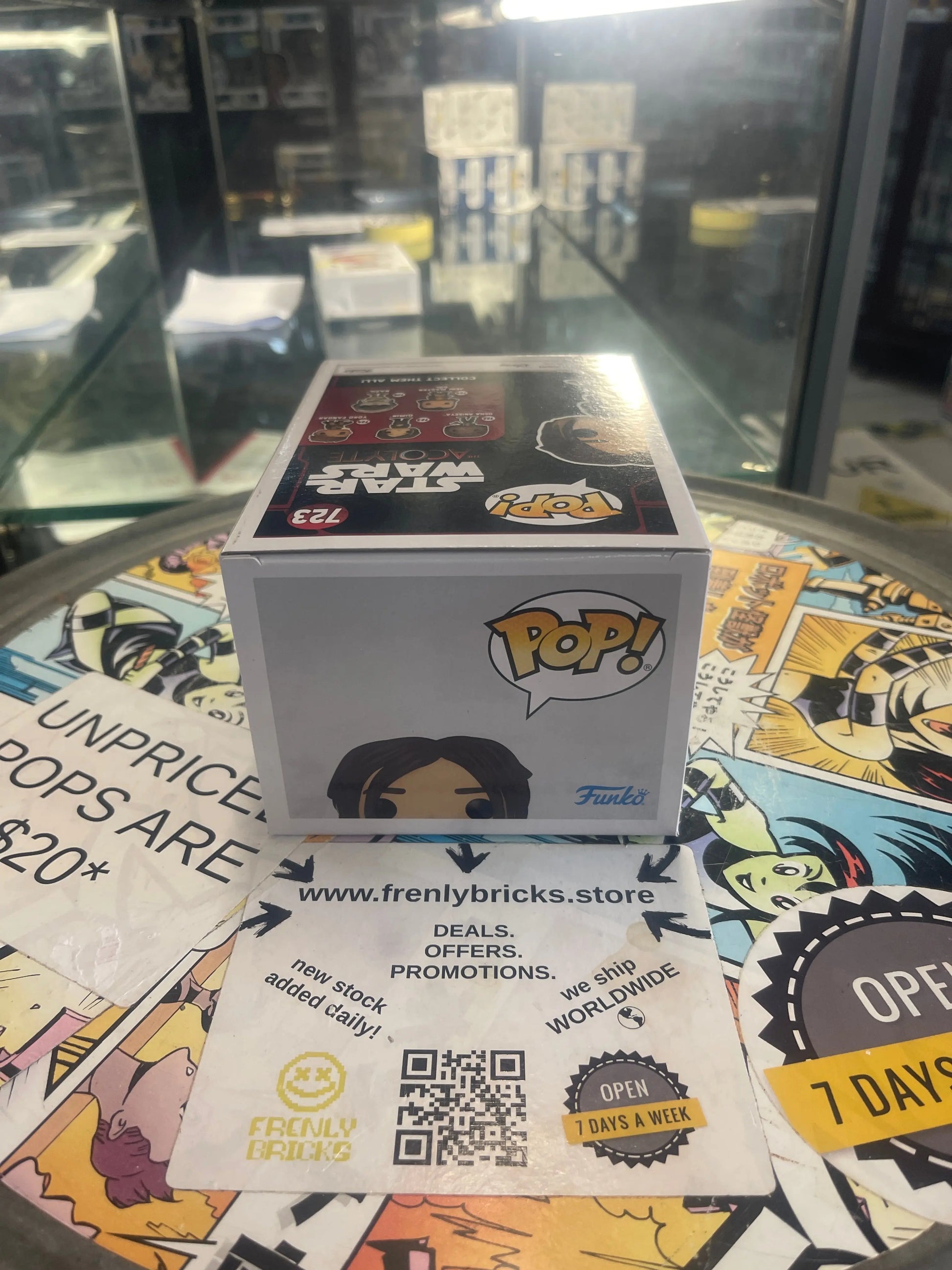 Star Wars: Acolyte - Qimir Pop! Vinyl Figure #723 FRENLY BRICKS - Open 7 Days