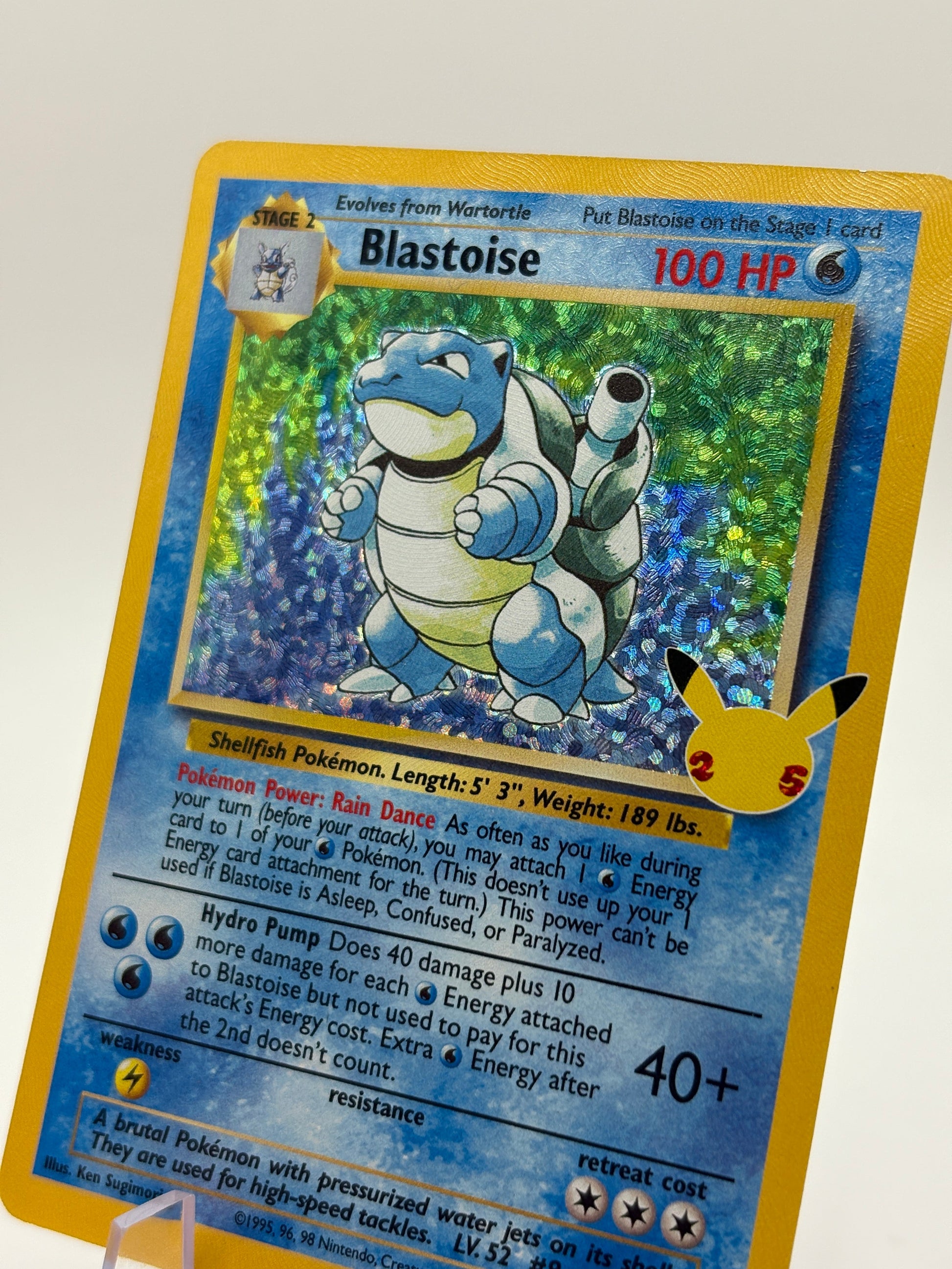 Pokemon TCG Celebrations- Blastoise 2/102 Holo Rare Classic Collection LP FRENLY BRICKS - Open 7 Days
