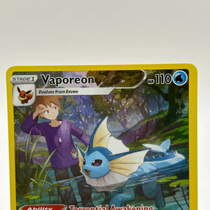 Pokemon TCG Brilliant Stars - Vaporeon TG02/TG30 NM *Bottom Heavy FRENLY BRICKS - Open 7 Days
