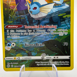 Pokemon TCG Brilliant Stars - Vaporeon TG02/TG30 NM *Bottom Heavy FRENLY BRICKS - Open 7 Days
