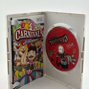 2007 Nintendo Wii - Carnival Games Complete with Manual
