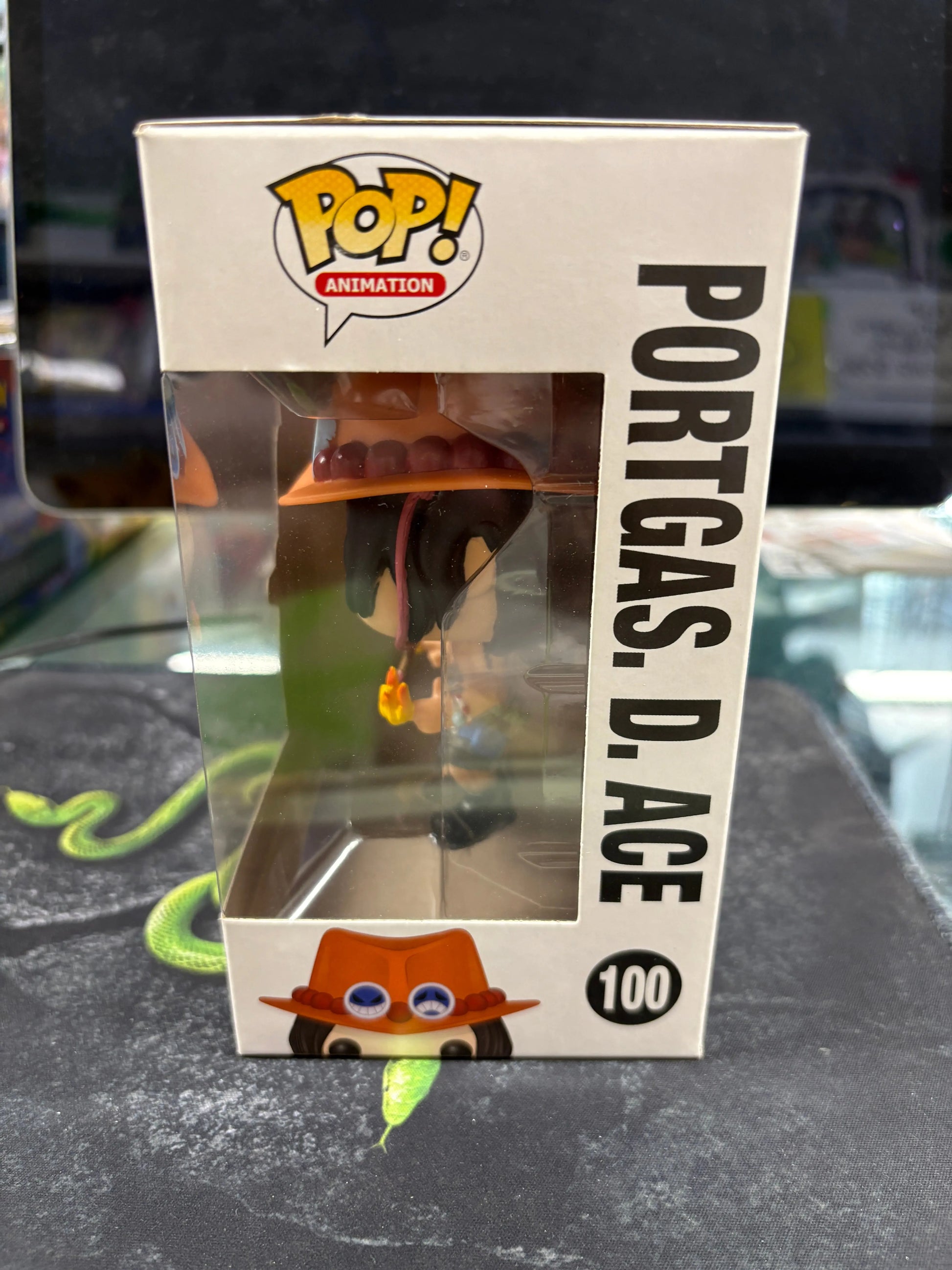 Funko POP - One Piece - Portgas D. Ace  Collectible Figure #100 MJL 191225 FRENLY BRICKS - Open 7 Days