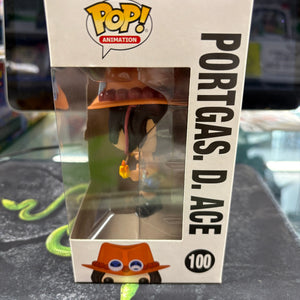 Funko POP - One Piece - Portgas D. Ace  Collectible Figure #100 MJL 191225 FRENLY BRICKS - Open 7 Days