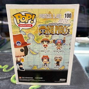 Funko POP - One Piece - Portgas D. Ace  Collectible Figure #100 MJL 191225 FRENLY BRICKS - Open 7 Days