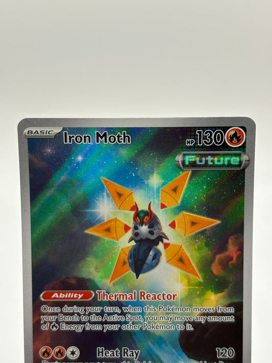 Pokemon TCG Paradox Rift - Iron Moth 187/182 Illustration Rare NM FRENLY BRICKS - Open 7 Days