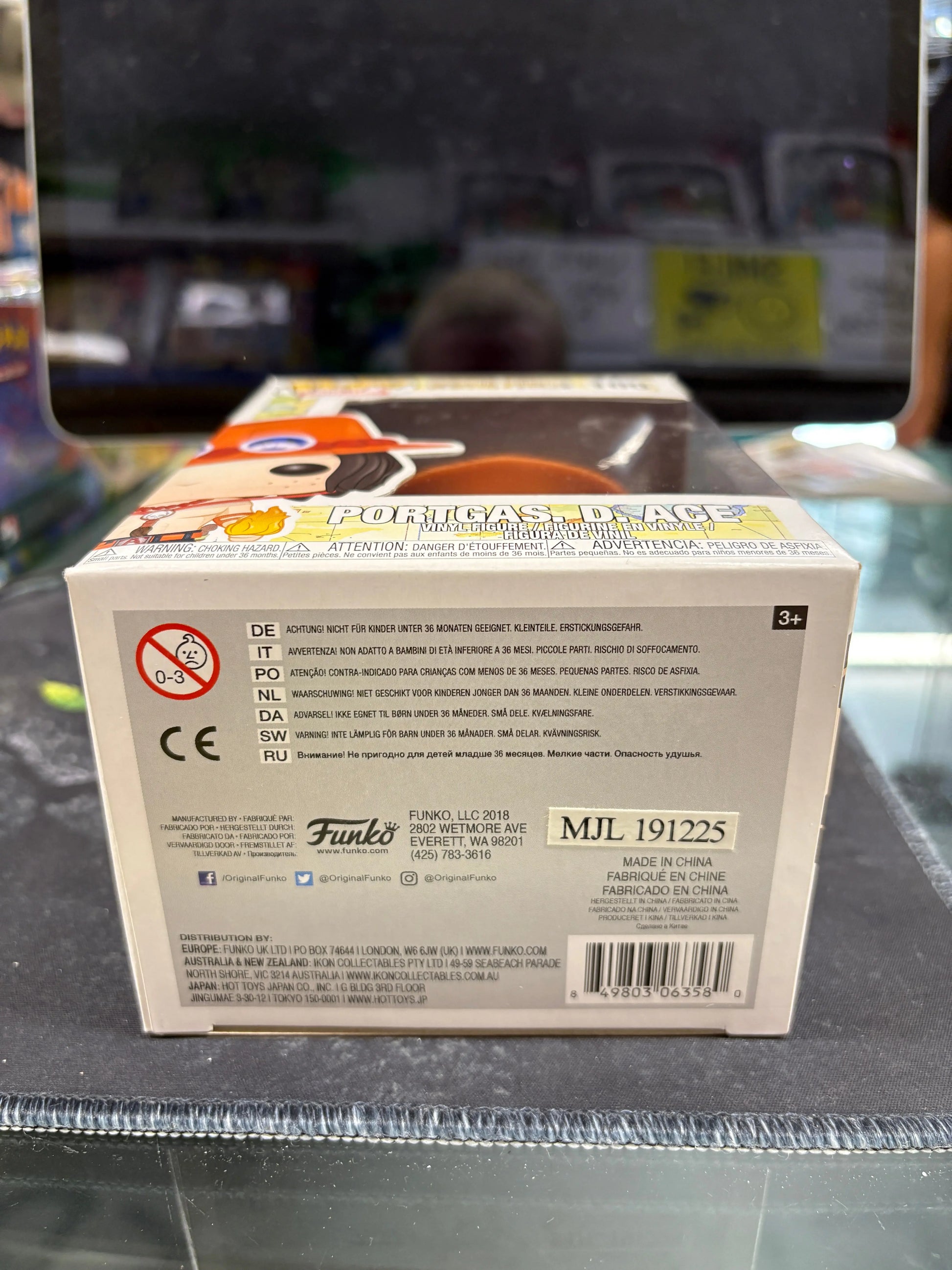 Funko POP - One Piece - Portgas D. Ace  Collectible Figure #100 MJL 191225 FRENLY BRICKS - Open 7 Days