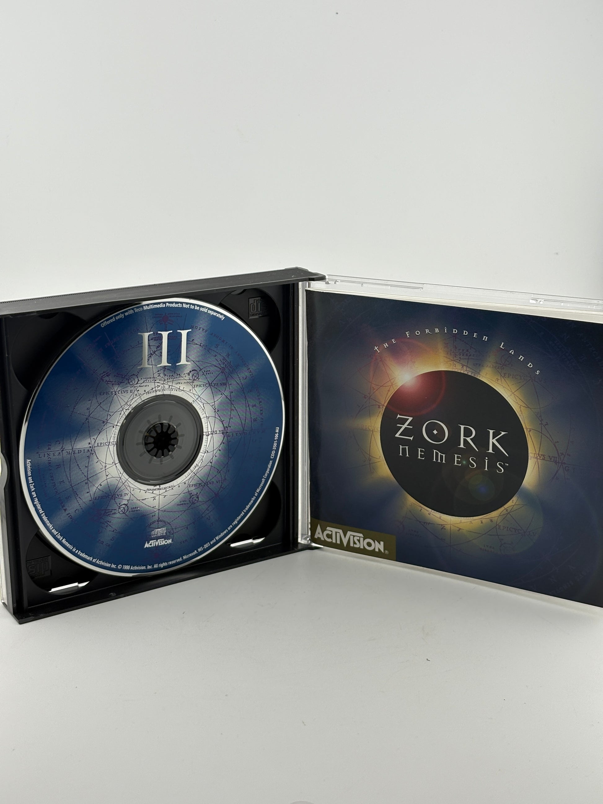 1996 PC Video Game - Zork Nemesis Complete with Manuals