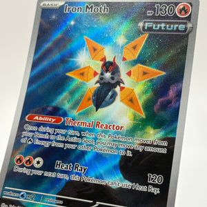 Pokemon TCG Paradox Rift - Iron Moth 187/182 Illustration Rare NM FRENLY BRICKS - Open 7 Days