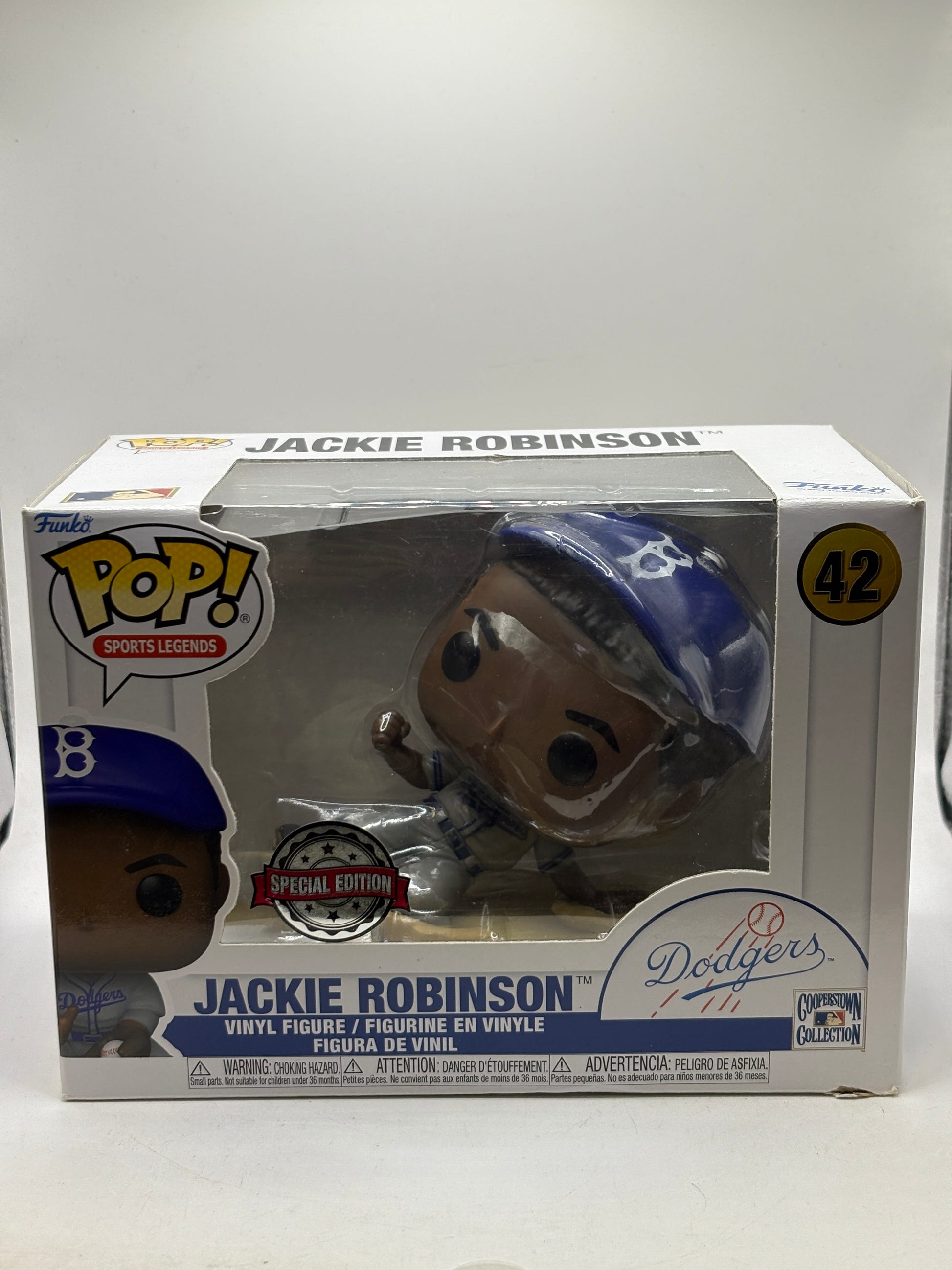 Funko POP! Sports Legends #42 Jackie Robinson Vinyl Figure SE image 1