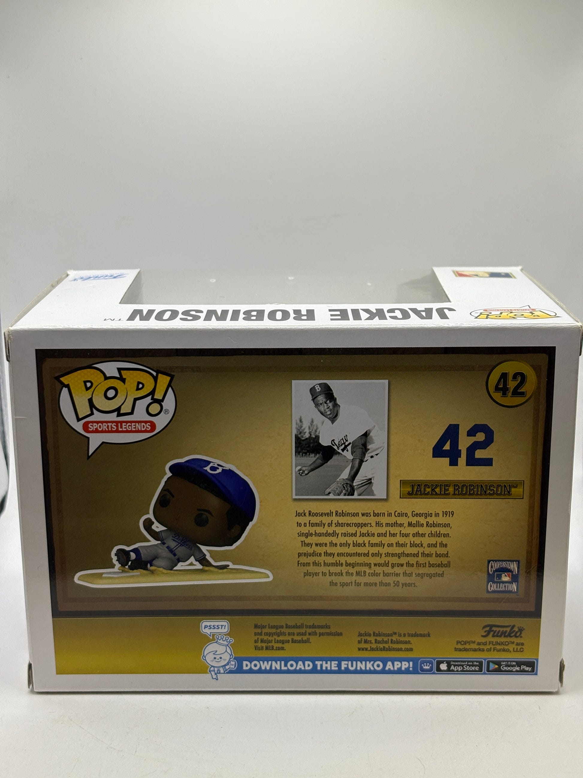 Funko POP! Sports Legends #42 Jackie Robinson Vinyl Figure SE image 3