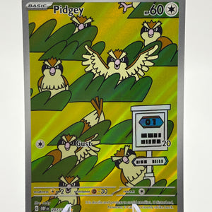 Pokemon TCG Obsidian Flames - Pidgey 207/197 Illustration Rare LP FRENLY BRICKS - Open 7 Days