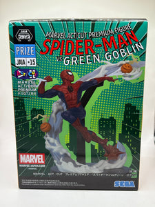 MARVEL ACT/CUT Premium Figure Spider-Man vs. Green Goblin SEGA JAPAN NEW