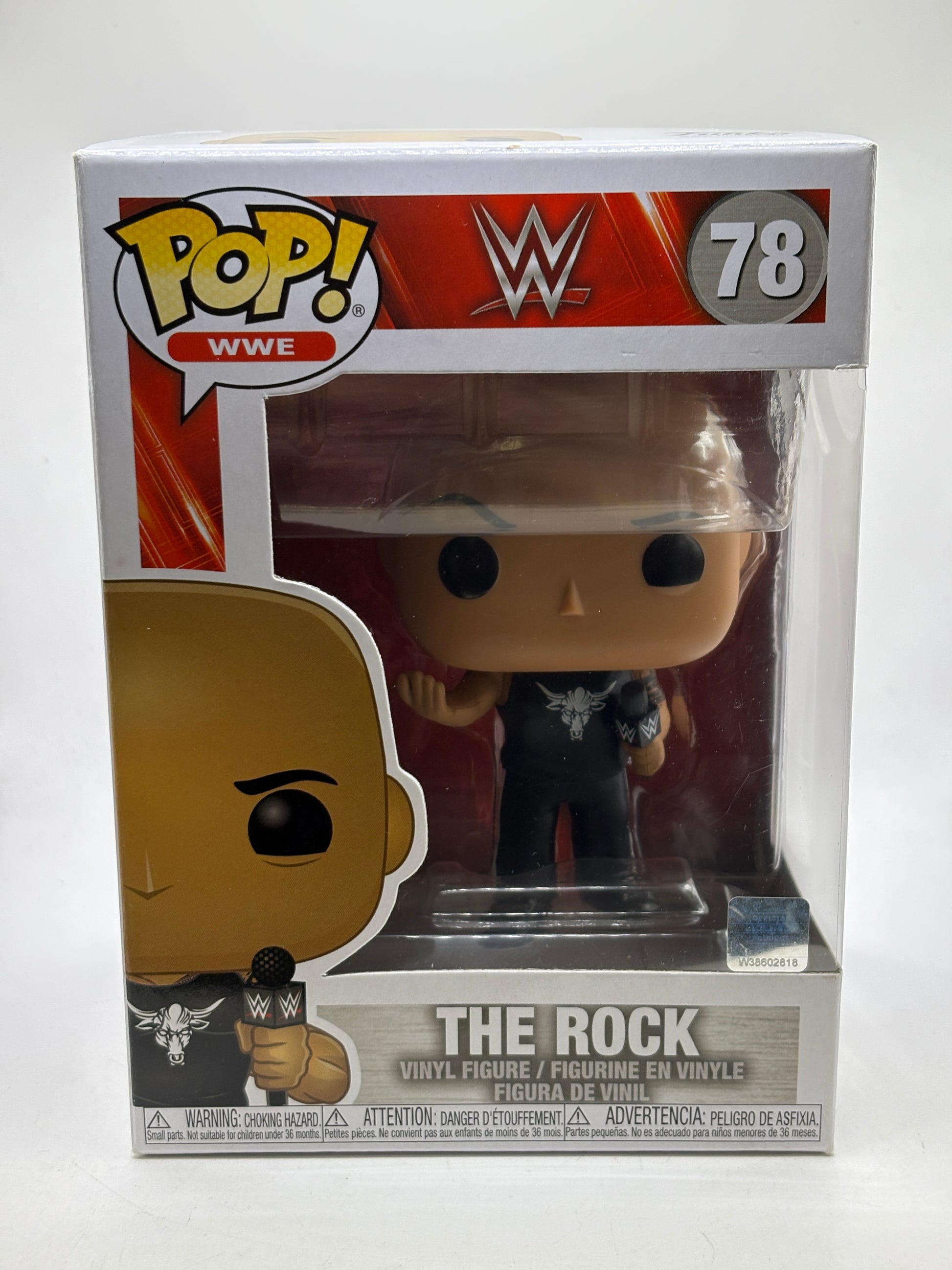 Funko POP! WWE #78 The Rock Vinyl Figure image 1