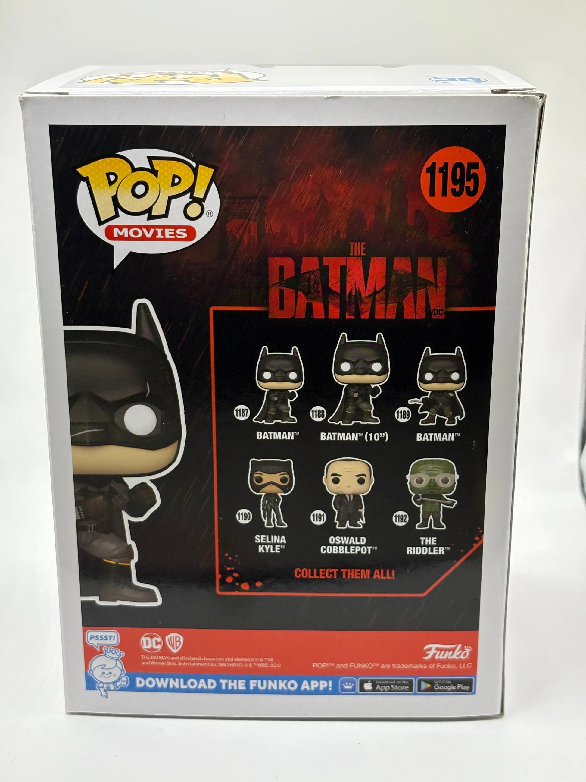 Funko POP! Movies The Batman #1195 Batman Hot Topic Exclusive FRENLY BRICKS - Open 7 Days