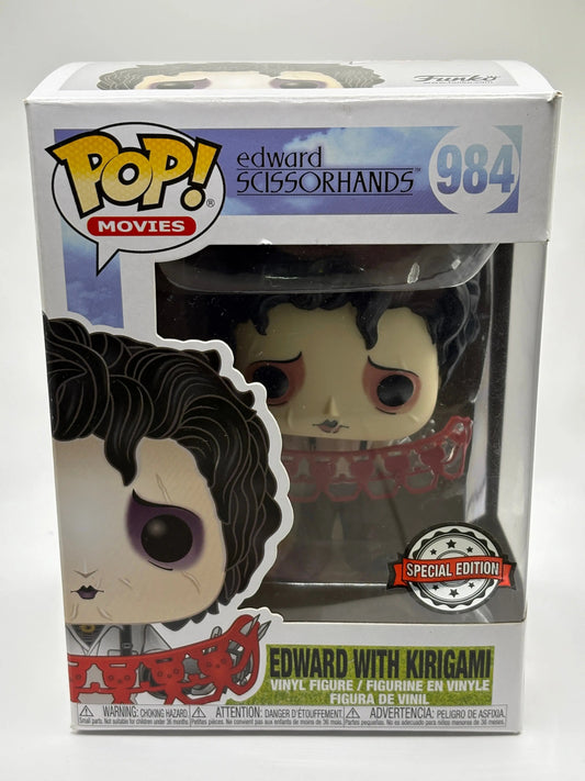 Funko POP! Movies Edward Scissorhands #984 Edward with Kirigami FRENLY BRICKS - Open 7 Days