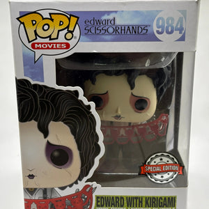 Funko POP! Movies Edward Scissorhands #984 Edward with Kirigami FRENLY BRICKS - Open 7 Days