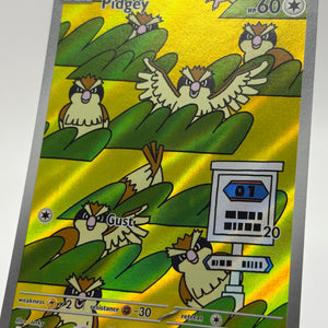 Pokemon TCG Obsidian Flames - Pidgey 207/197 Illustration Rare LP FRENLY BRICKS - Open 7 Days