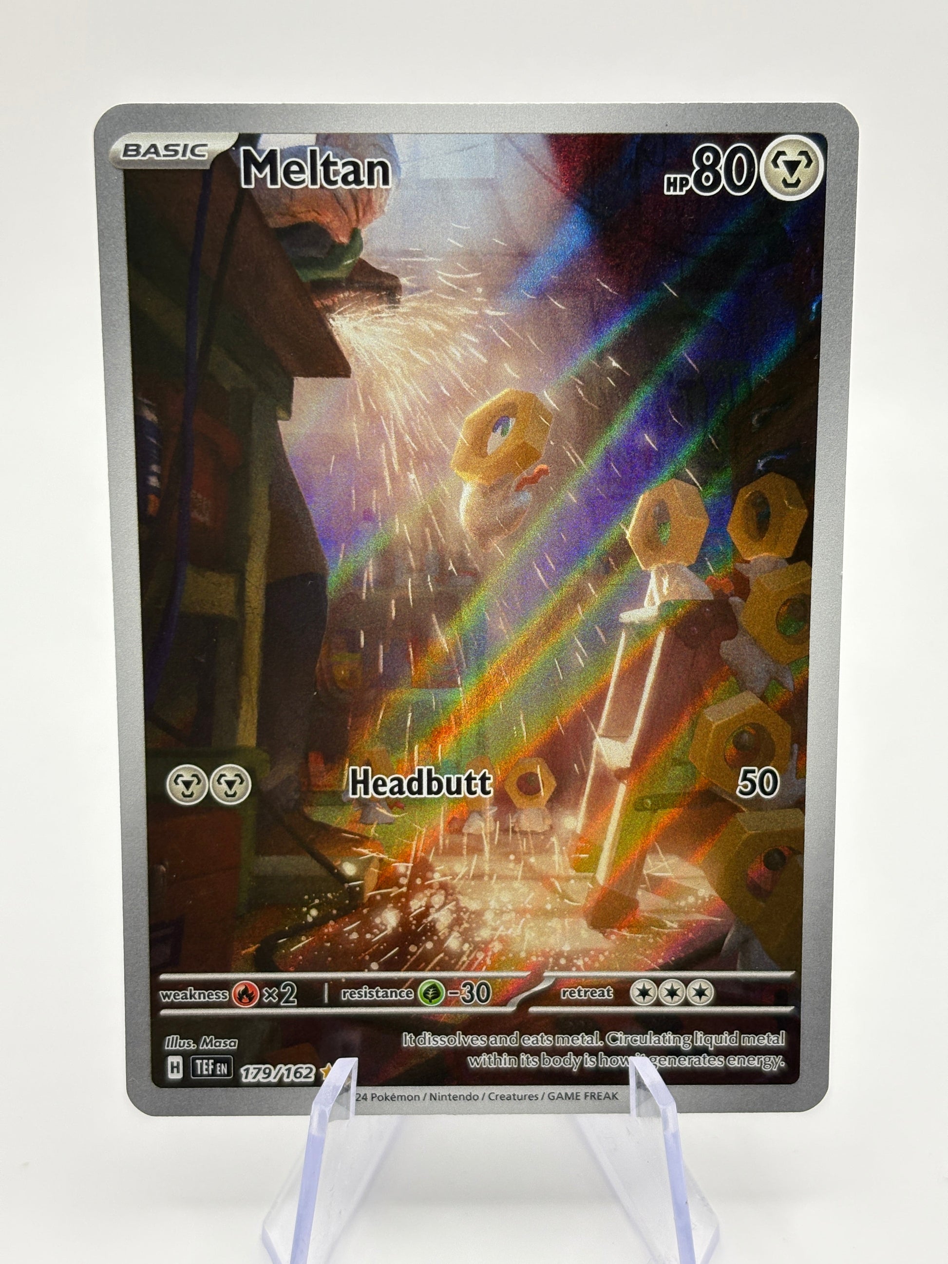 Pokemon TCG Temporal Forces - Meltan 179/162 Illustration Rare Nm FRENLY BRICKS - Open 7 Days