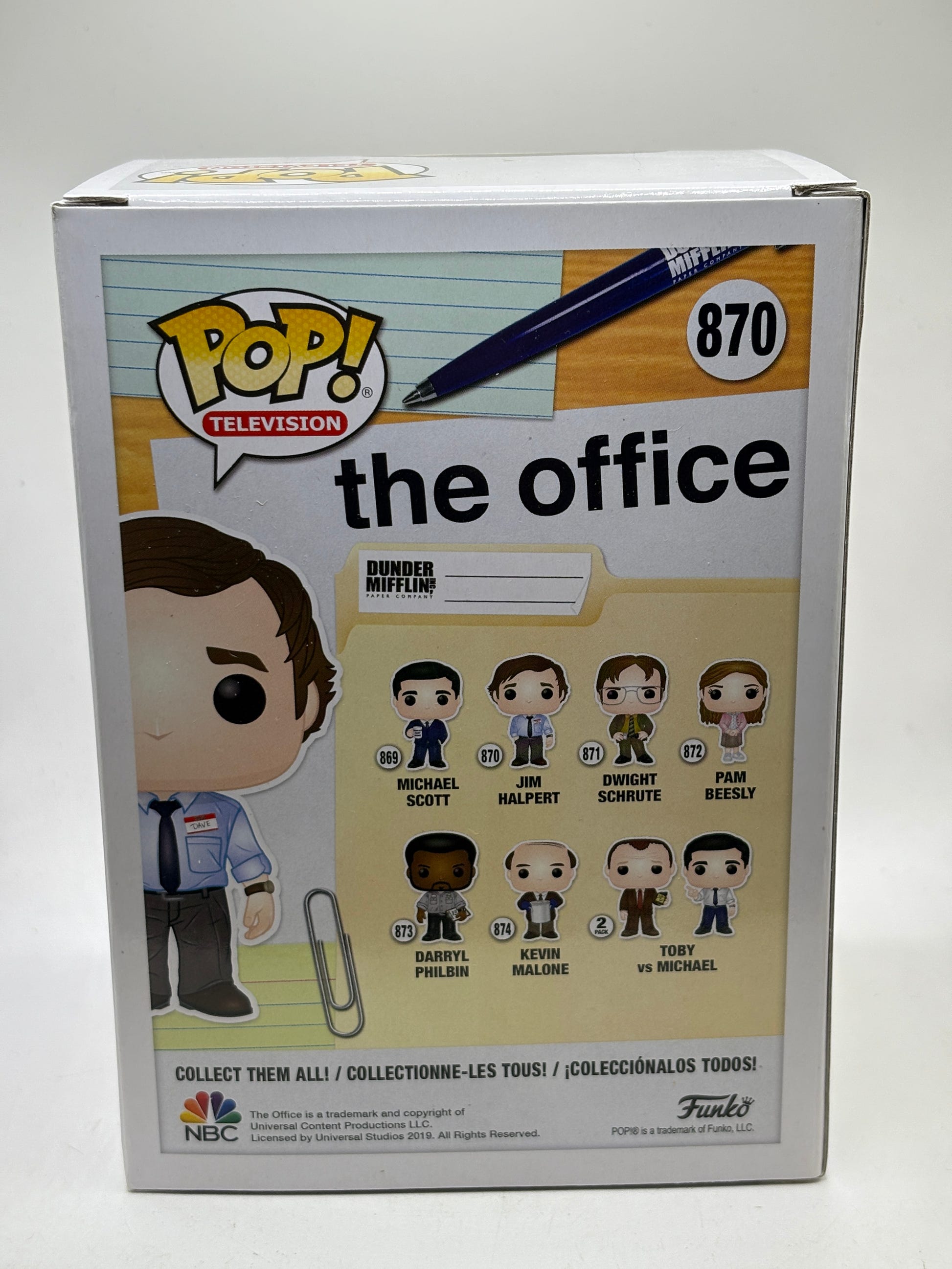 Funko POP! Television The Office #870 Jim Halpert Limited Chase image 3