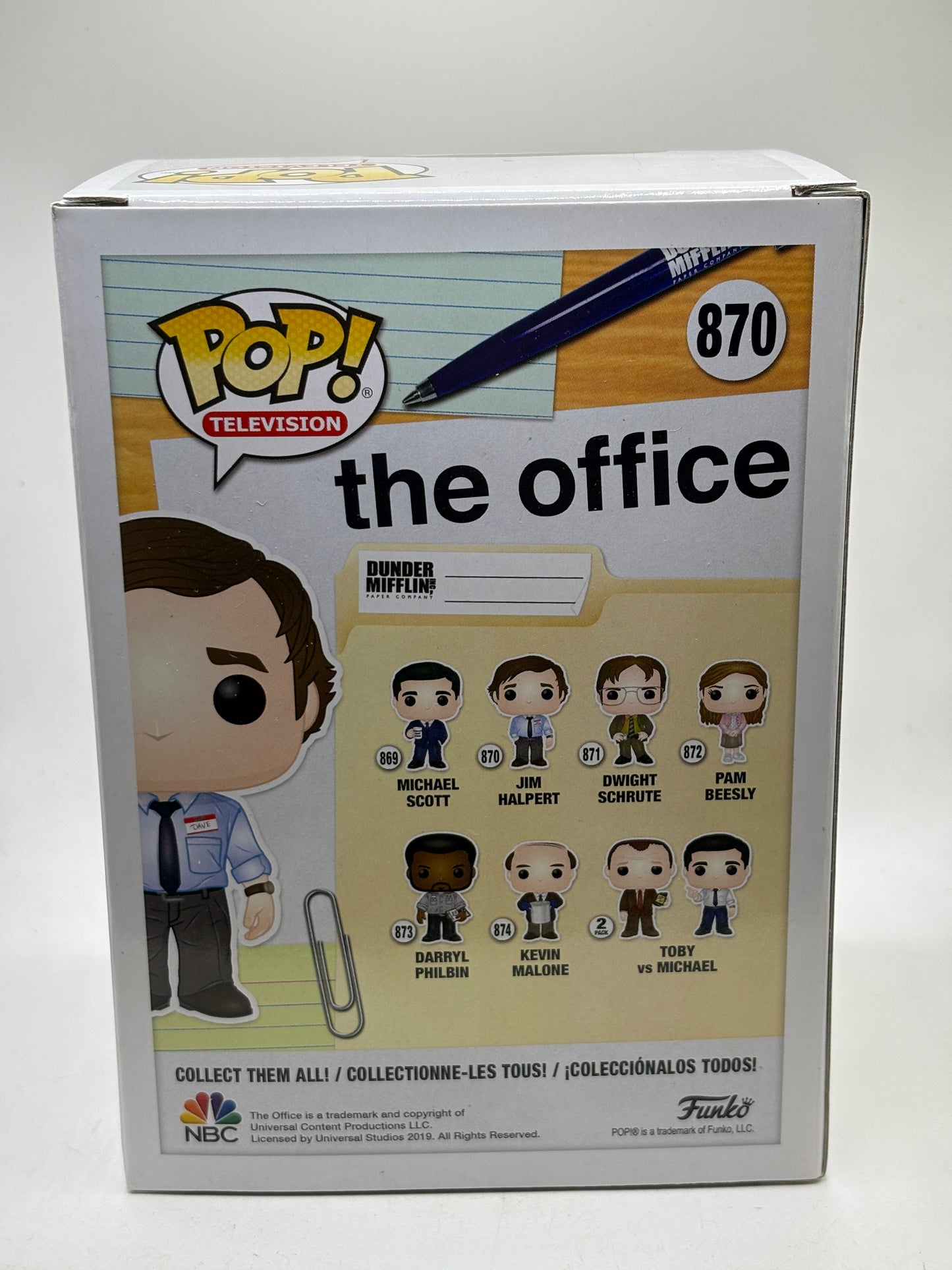 Funko POP! Television The Office #870 Jim Halpert Limited Chase