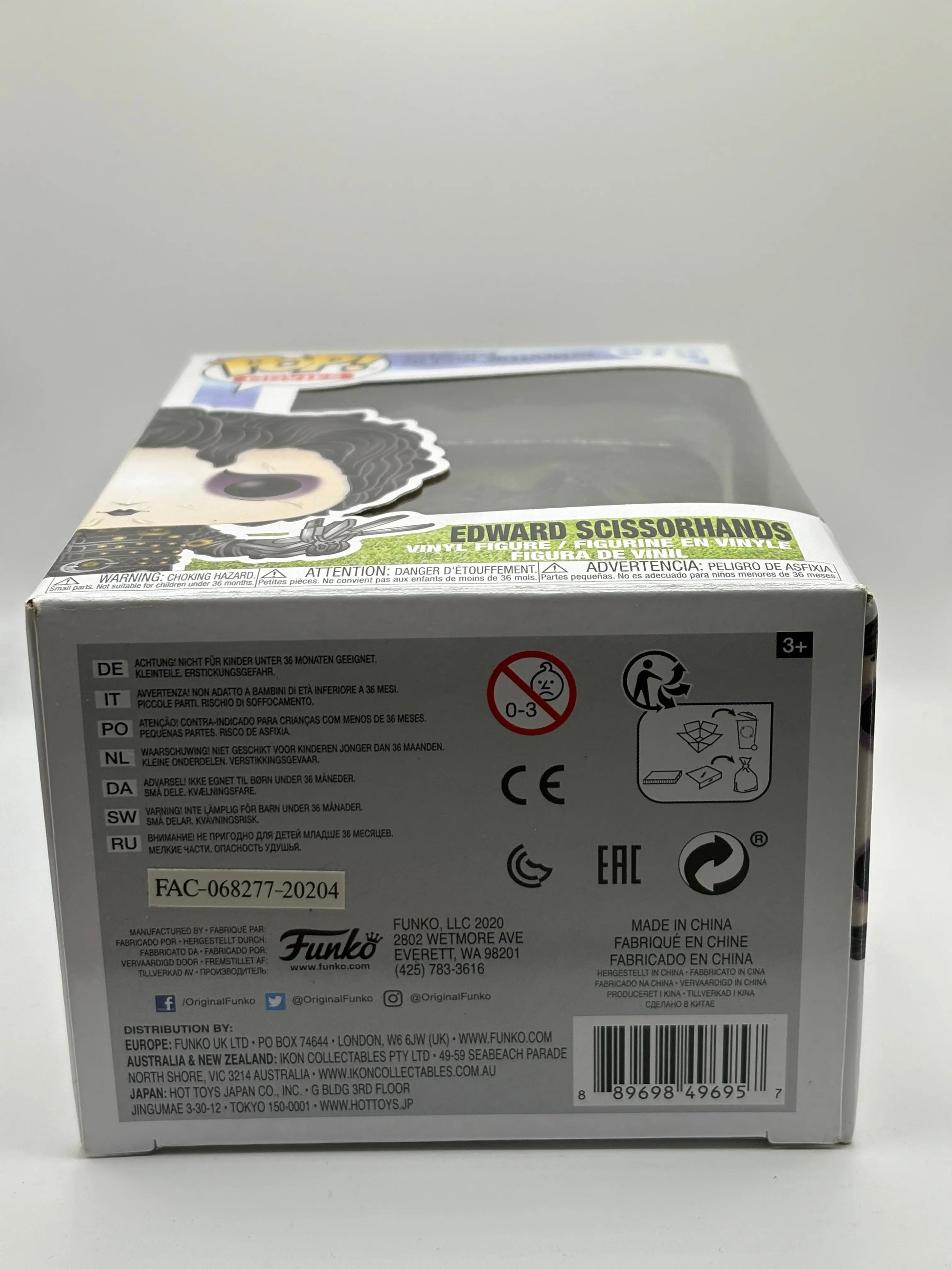 Funko POP! Movies Edward Scissorhands #979 Edward Scissorhands FRENLY BRICKS - Open 7 Days