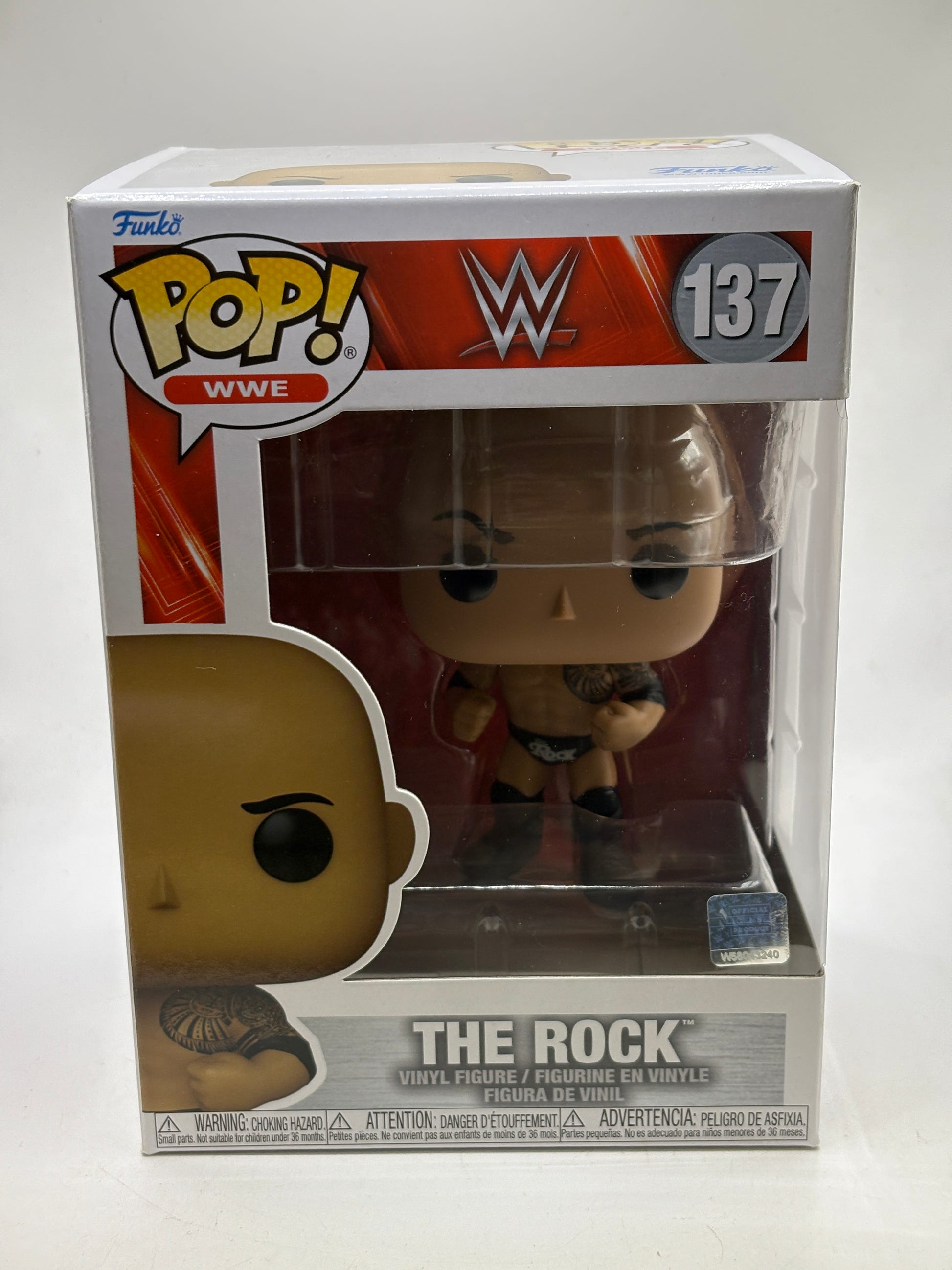 Funko POP! WWE #137 The Rock Vinyl Figure image 1
