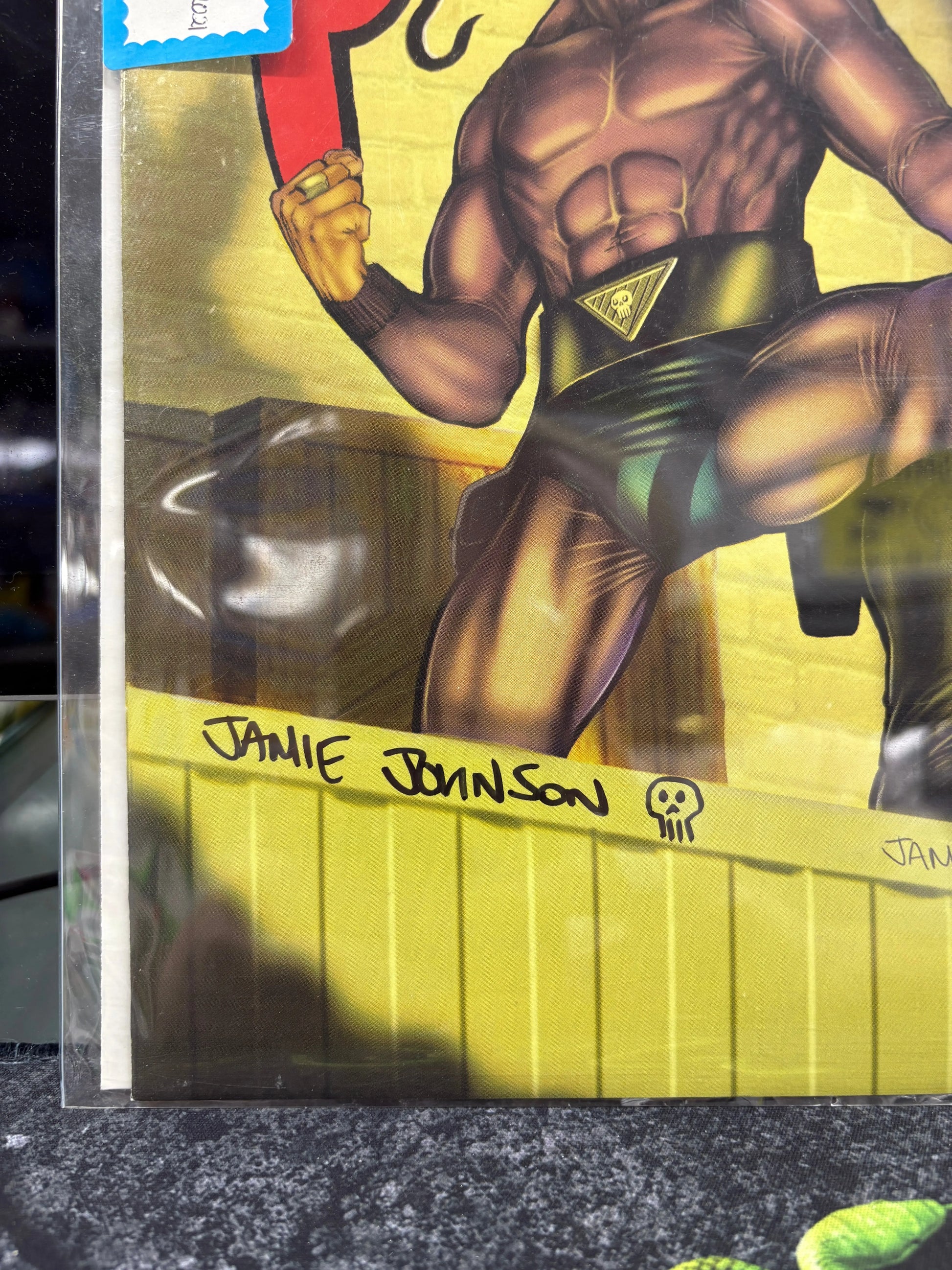 The Demon The Phantom #1871 Jamie Johnson Auto FRENLY BRICKS - Open 7 Days