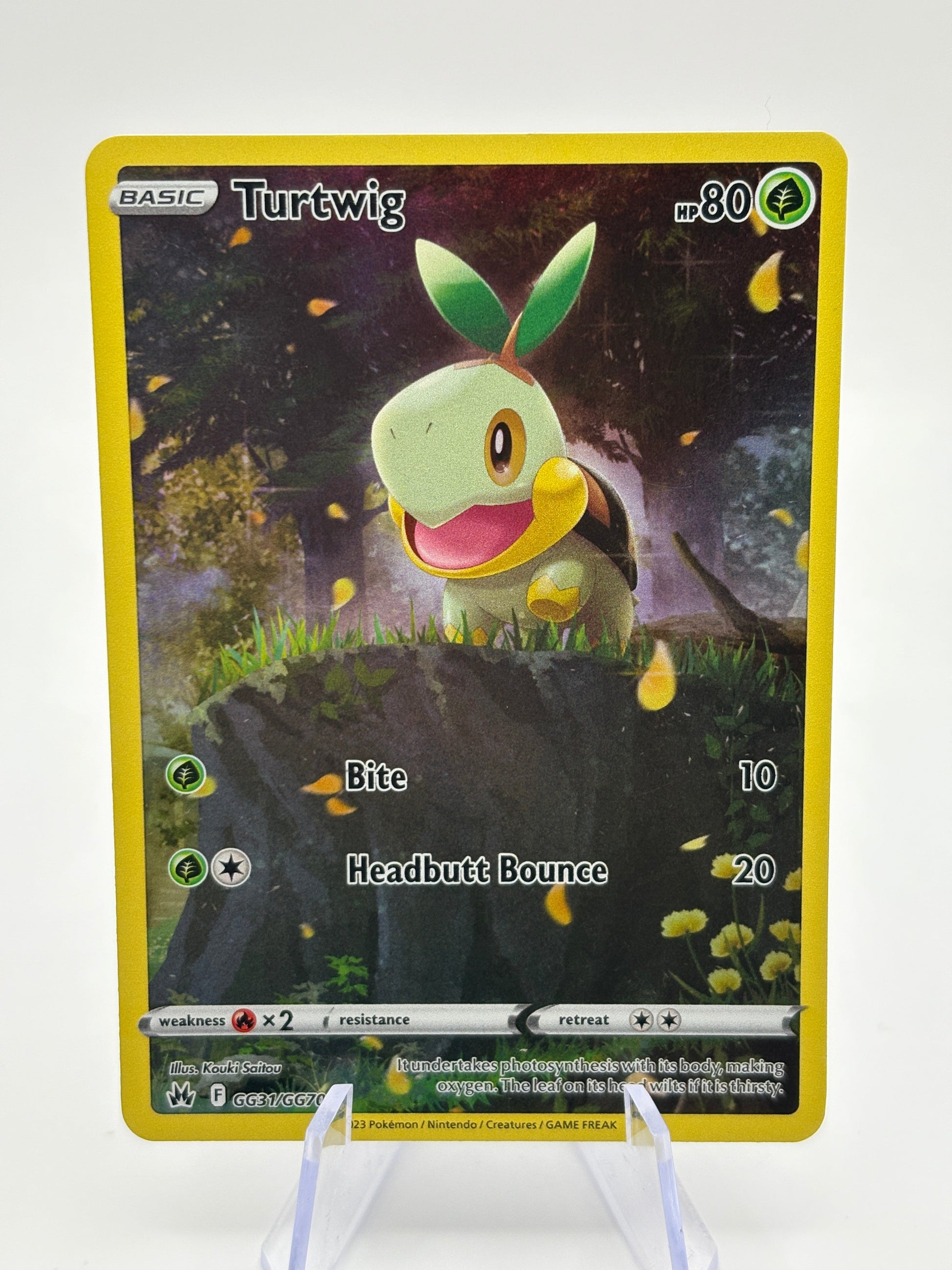 Pokemon TCG Crown Zenith - Turtwig GG31/GG70 Full Art NM FRENLY BRICKS - Open 7 Days