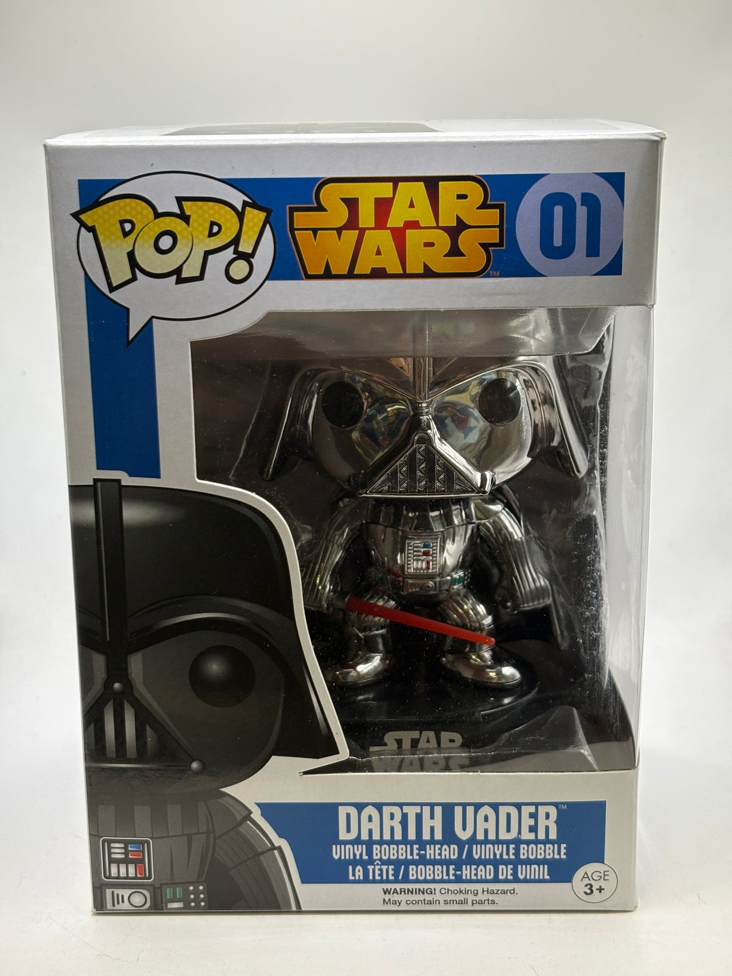 Funko POP! Star Wars #01 Darth Vader Vinyl Bobble-Head Chrome