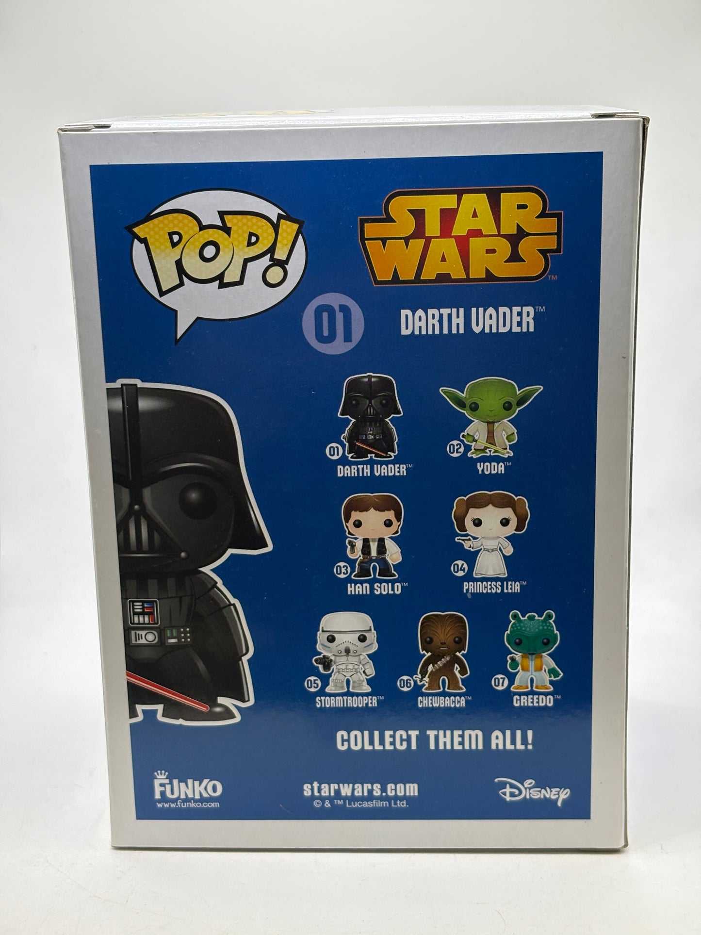 Funko POP! Star Wars #01 Darth Vader Vinyl Bobble-Head Chrome