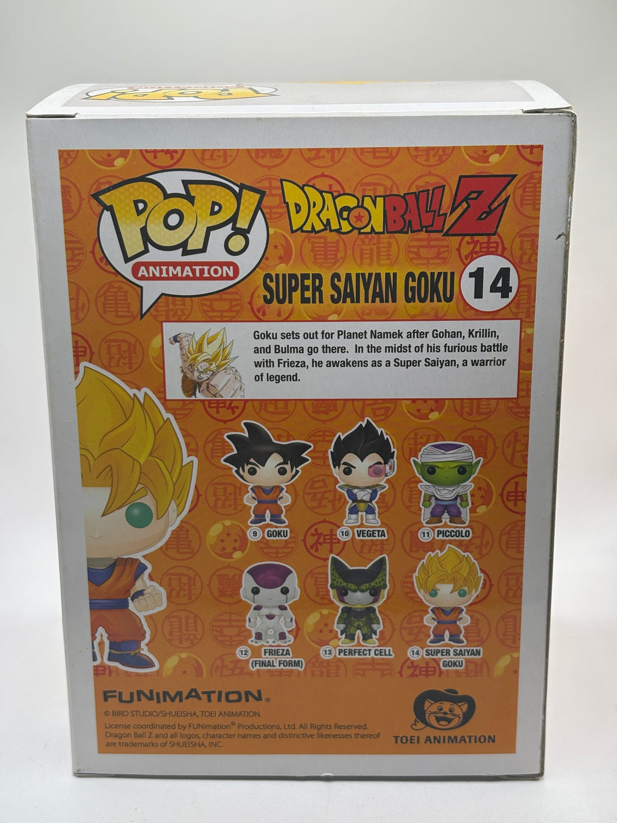 Funko POP! Animation Dragon Ball Z #14 Super Saiyan Goku Signed Sean No COA FRENLY BRICKS - Open 7 Days image 3
