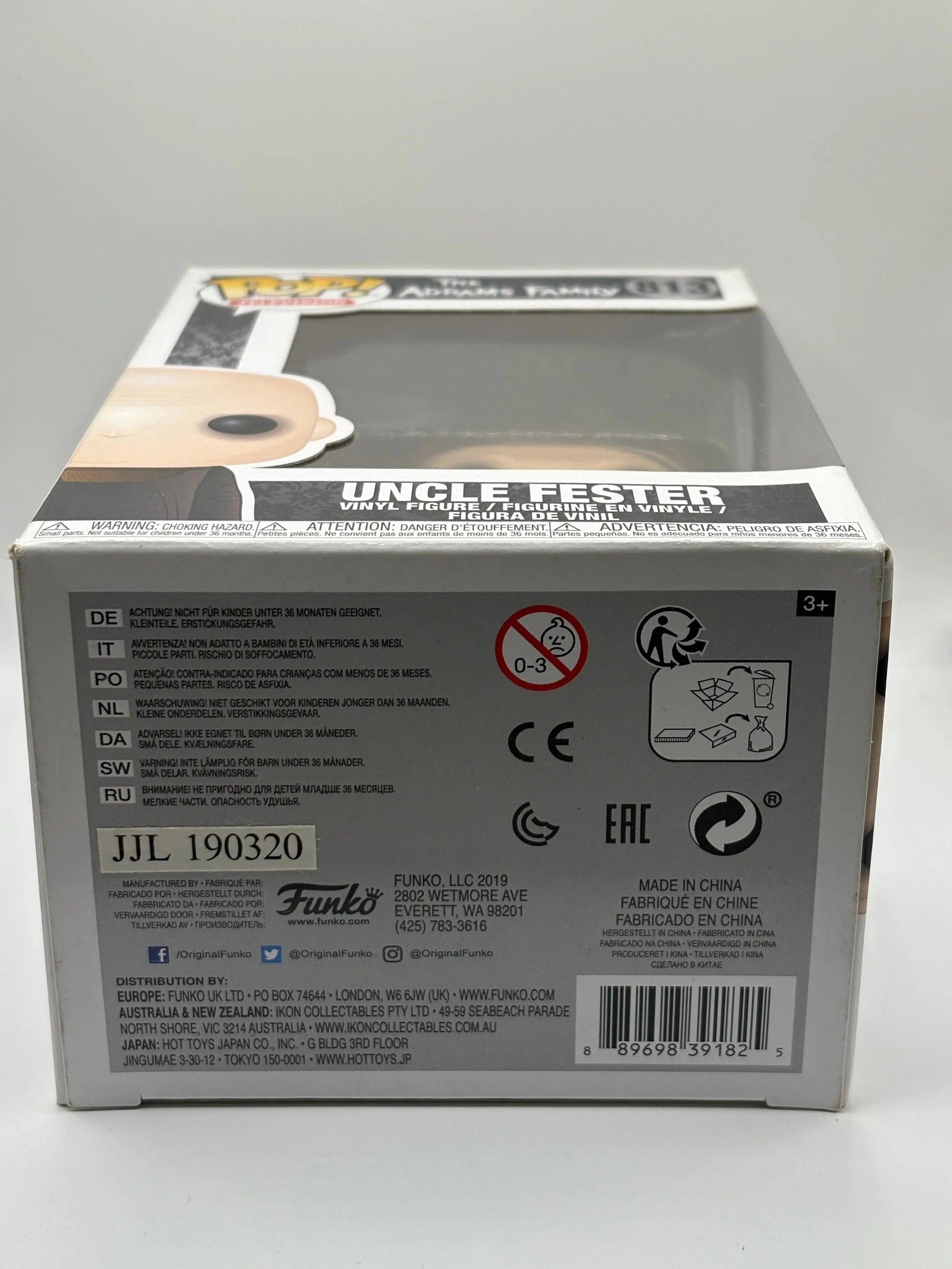 Funko POP! Television The Addams Family #813 Uncle Fester FRENLY BRICKS - Open 7 Days