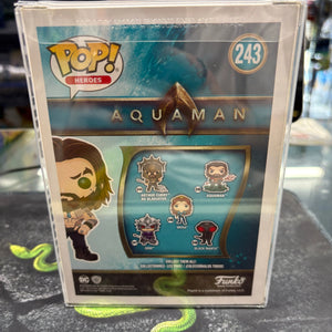 Funko Pop Aquaman Arthur Curry #243 NYCC Jason Momoa Signed Autographed No COA FRENLY BRICKS - Open 7 Days