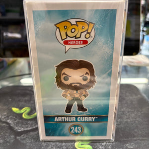 Funko Pop Aquaman Arthur Curry #243 NYCC Jason Momoa Signed Autographed No COA FRENLY BRICKS - Open 7 Days