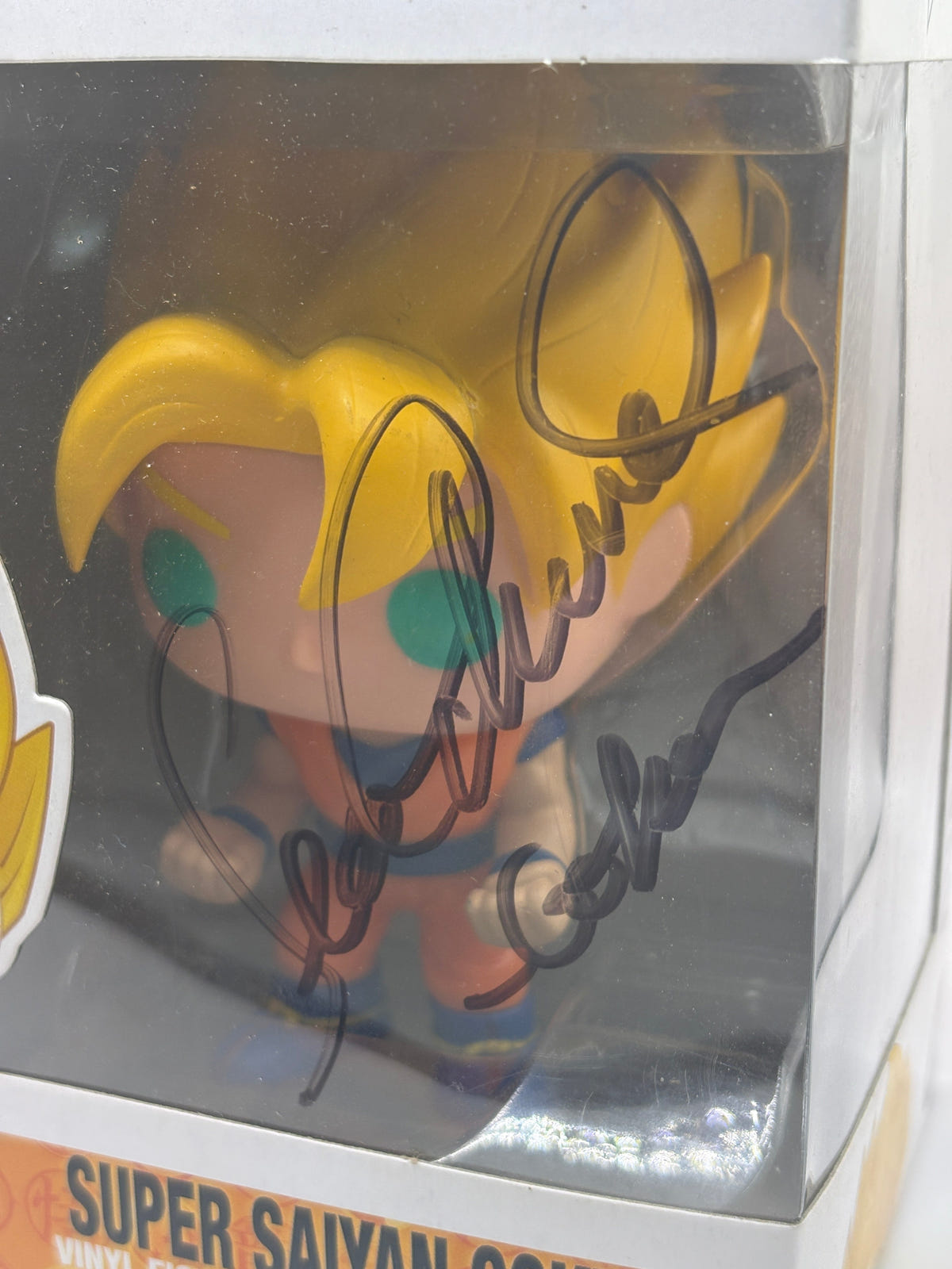 Funko POP! Animation Dragon Ball Z #14 Super Saiyan Goku Signed Sean No COA FRENLY BRICKS - Open 7 Days image 7