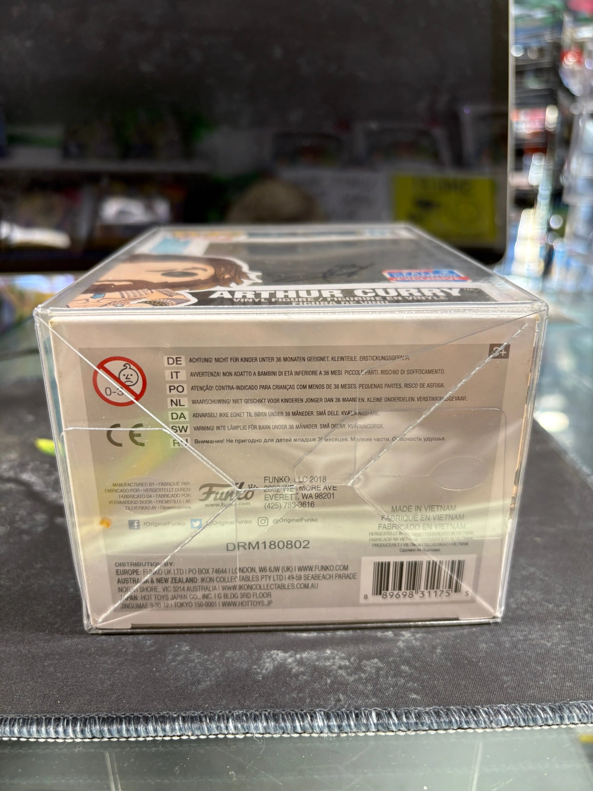 Funko Pop Aquaman Arthur Curry #243 NYCC Jason Momoa Signed Autographed No COA FRENLY BRICKS - Open 7 Days