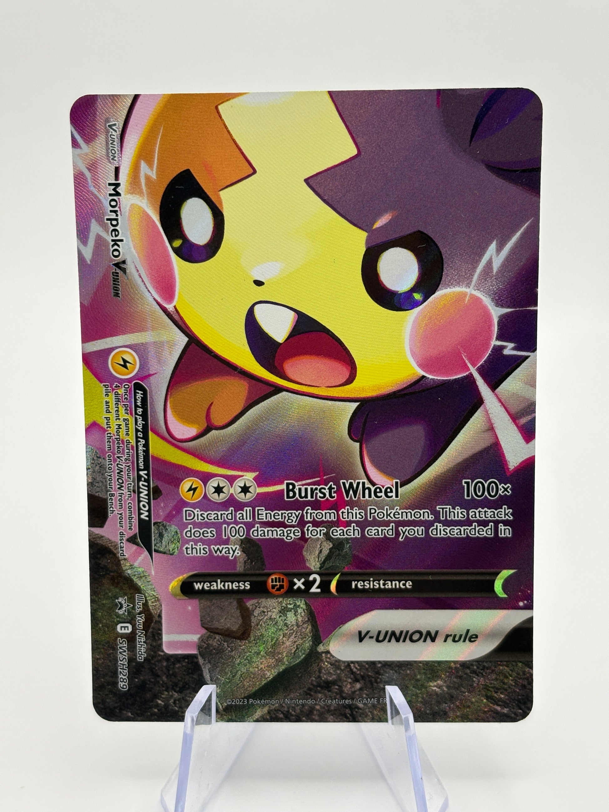 Pokemon TCG SWSH Promos - Morpeko V-UNION SWSH289 Promo LP FRENLY BRICKS - Open 7 Days