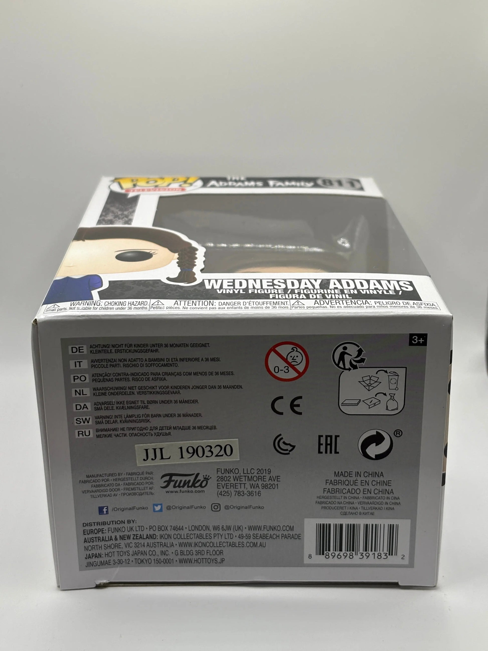 Funko POP! Television The Addams Family #811 Wednesday Addams FRENLY BRICKS - Open 7 Days