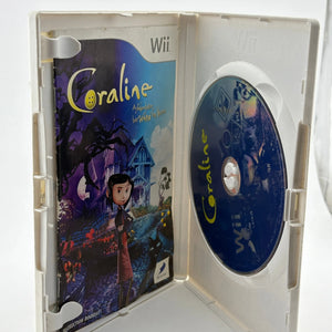 Nintendo Wii Video Game - Coraline An Adventure too Weird for Words with Manual FRENLY BRICKS - Open 7 Days