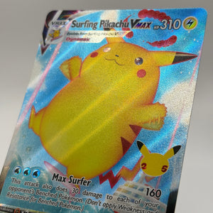 Pokemon TCG Celebrations - Surfing Pikachu VMAX 009/025 Full Art NM FRENLY BRICKS - Open 7 Days