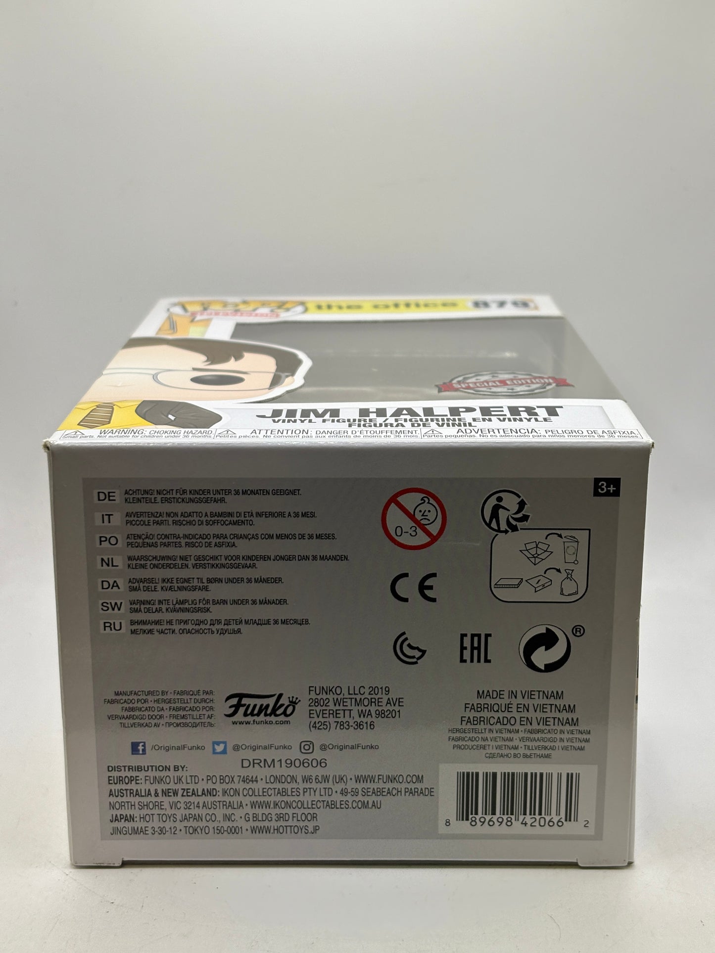 Funko POP! Television The Office #879 Jim Halpert Special Edition