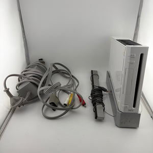 Nintendo Wii Console with Accessories + 3 Controllers (Powers On) Loose