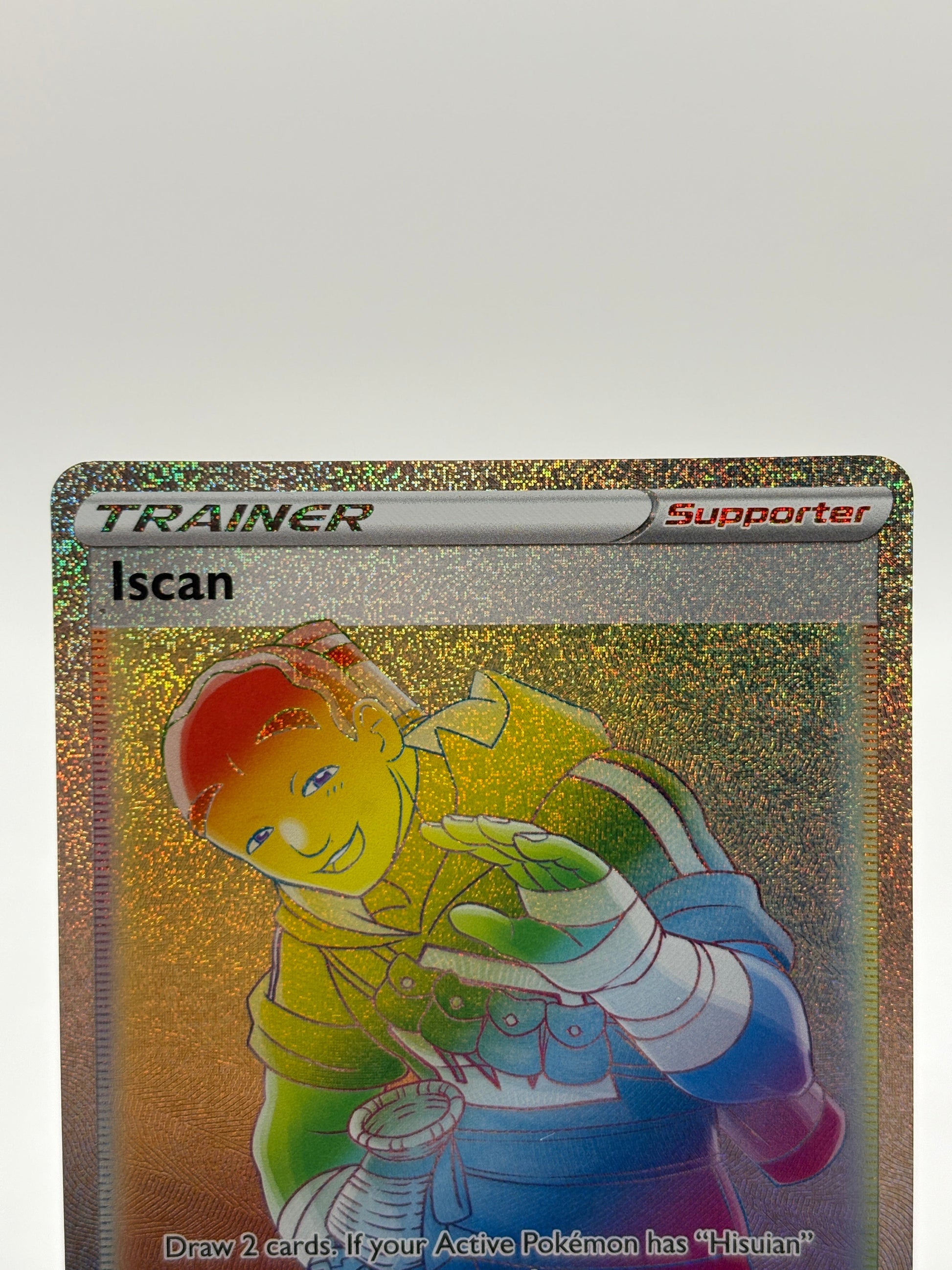 Pokemon TCG Lost Origin - Iscan 207/196 Rainbow Full Art LP FRENLY BRICKS - Open 7 Days