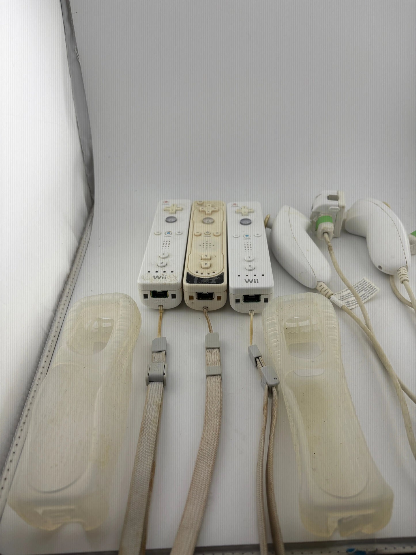 Nintendo Wii Console with Accessories + 3 Controllers (Powers On) Loose FRENLY BRICKS - Open 7 Days