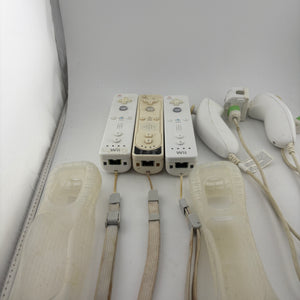 Nintendo Wii Console with Accessories + 3 Controllers (Powers On) Loose