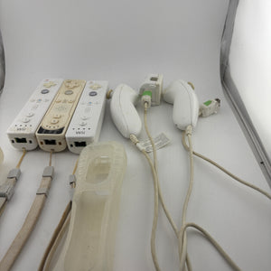 Nintendo Wii Console with Accessories + 3 Controllers (Powers On) Loose