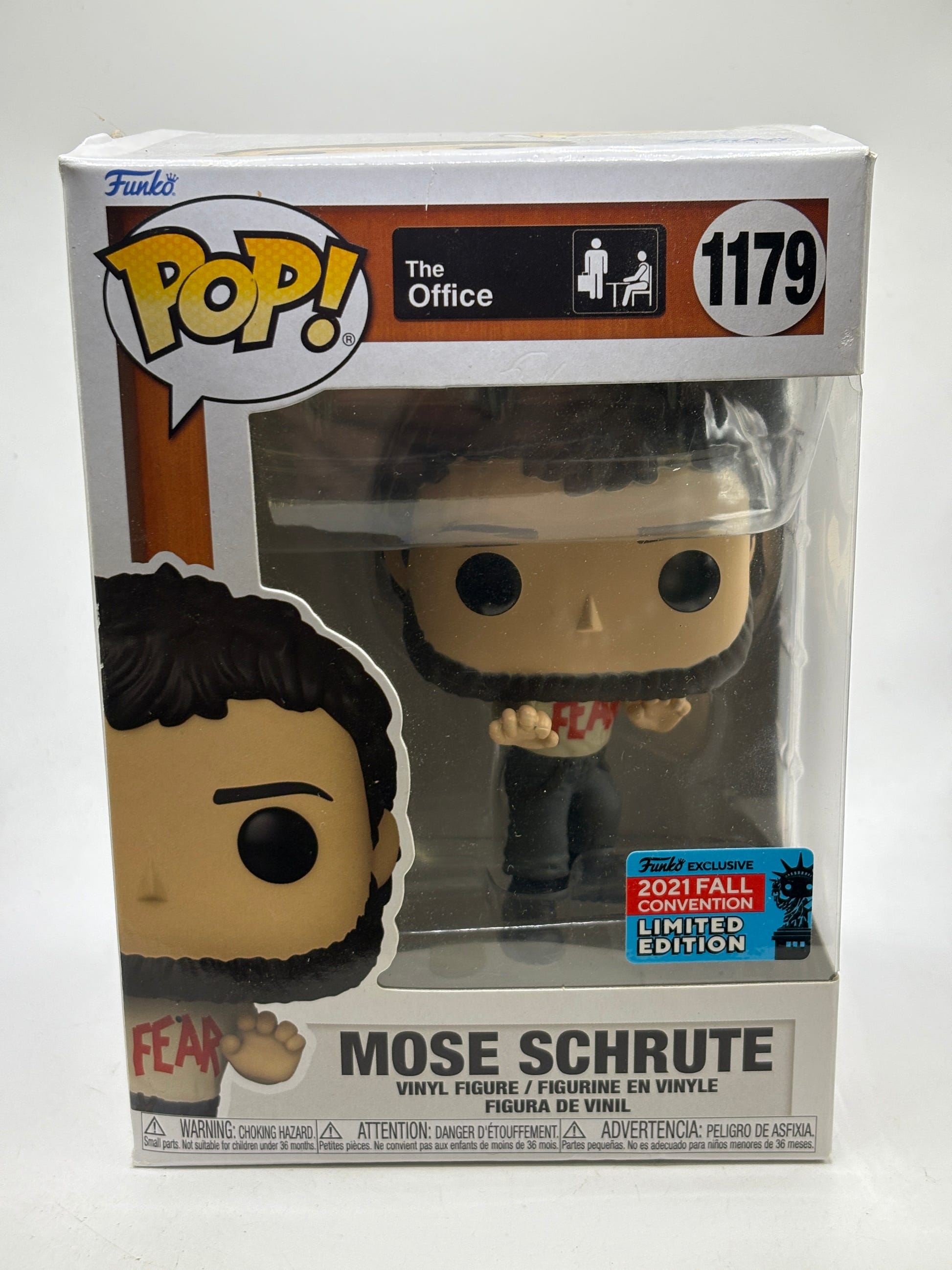 Funko POP! Television The Office #1179 Mose Schrute 2021 Fall Convention image 1