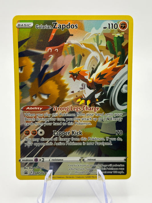 Pokemon TCG SWSH Promos - Galarian Zapdos SWSH283 Full Art Promo LP FRENLY BRICKS - Open 7 Days